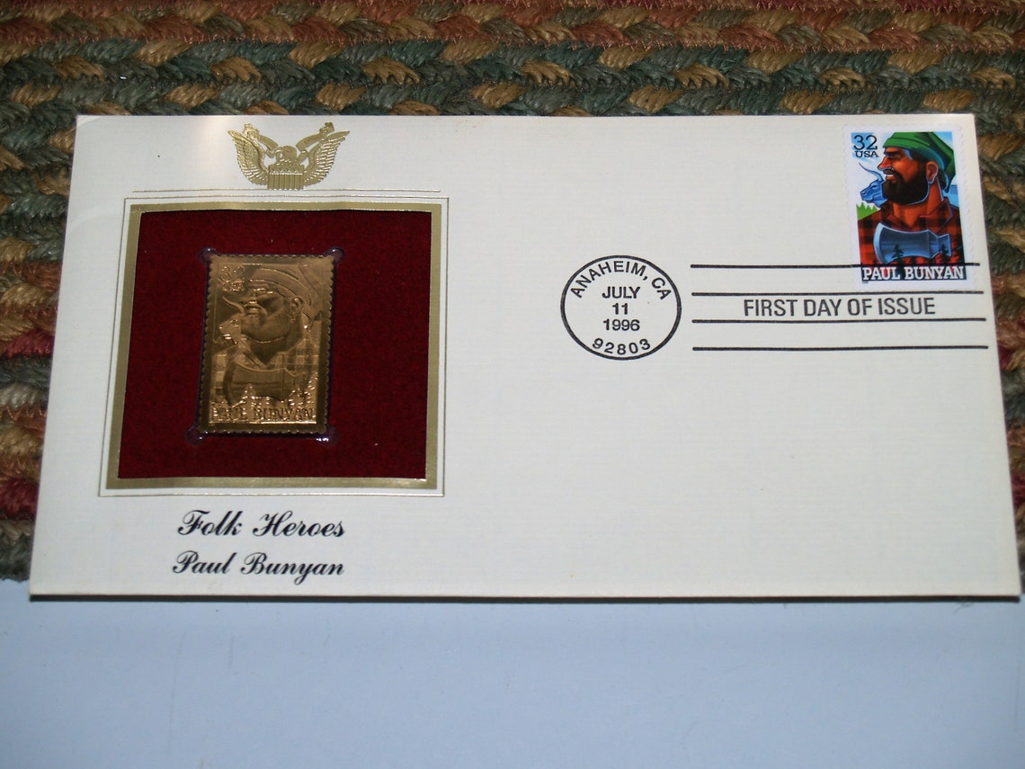 Postal Commemorative Society Set of 5 First Day of Issue Gold Etsy
