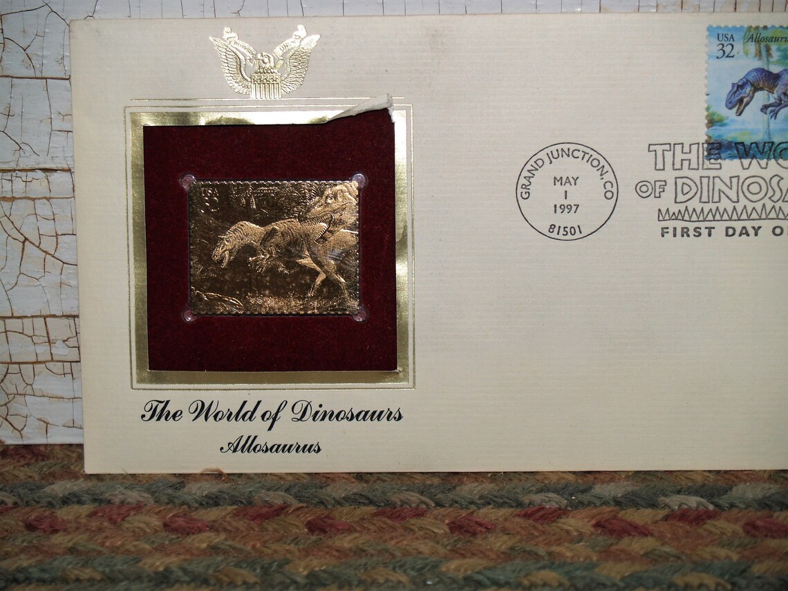 Postal Commemorative Society Set of 5 First Day of Issue Gold Etsy