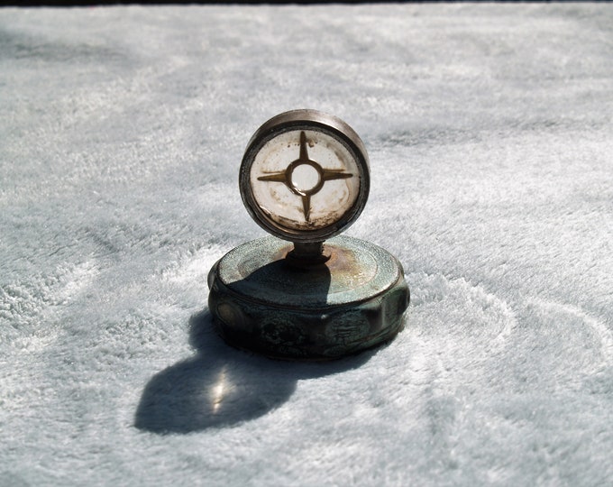 Vintage Radiator Cap Metal Hood Ornament Etsy