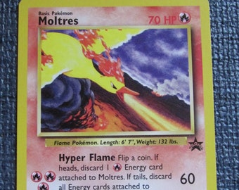 Moltres Black Star Promo #21 - Etsy