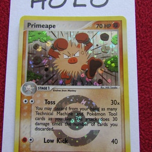 Primeape Holo RARE Fire Red/Leaf Green #28