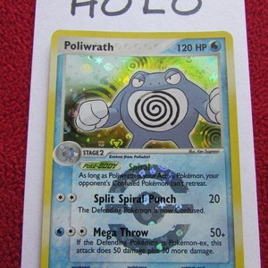 Poliwrath Holo RARE Fire Red/Leaf Green #11