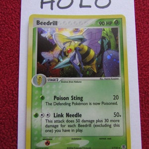 Beedrill Holo RARE Fire Red/Leaf Green #1