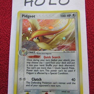 Pidgeot Holo RARE Ex-Fire Red/Leaf Green Set #10