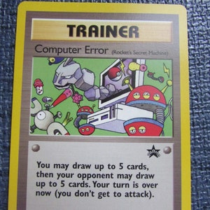 Computer Error Trainer Black Star Promo #36