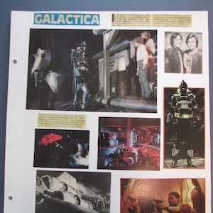 Battlestar Galactica Scrapbook Pages (circa. 1978-1980)