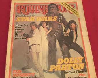 Rolling Stone Magazine - "The Force Behind Star Wars" interview with George Lucas - Excellent Condition!
