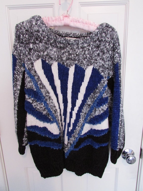 1980s Acrylic and Cotton Sweater - Vintage 1980s