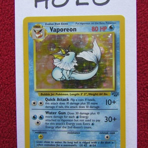 Vaporean Holo RARE Jungle #12