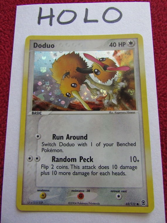 rare doduo pokemon card - TCG Classic: Venusaur 30 Retreat Cost Doduo Holo Common Fire Red/leaf