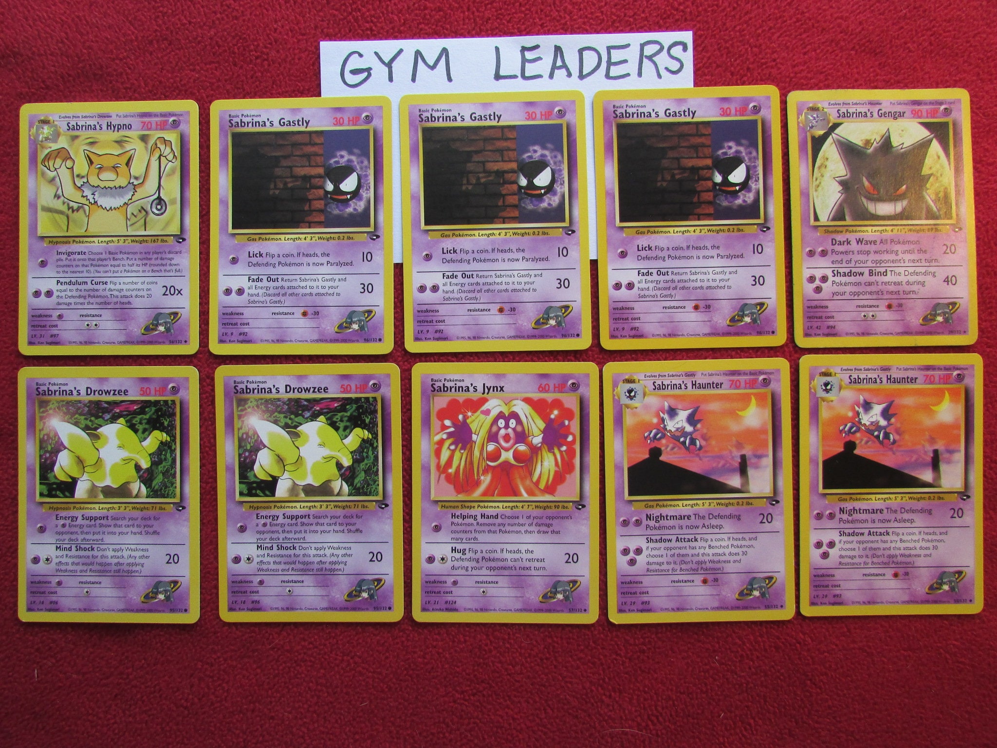 gym leader pokemon cards Pokemon Gym Heroes Uncommon Card