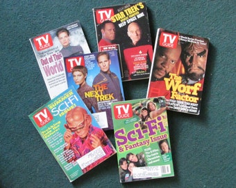 TV Guides - Assorted Science Fiction and Star Trek - Vintage 1990s