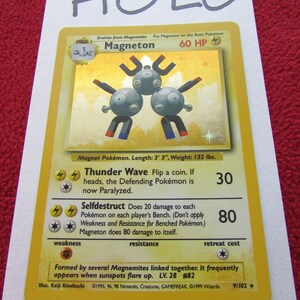 Magneton Holo RARE Original Set #9