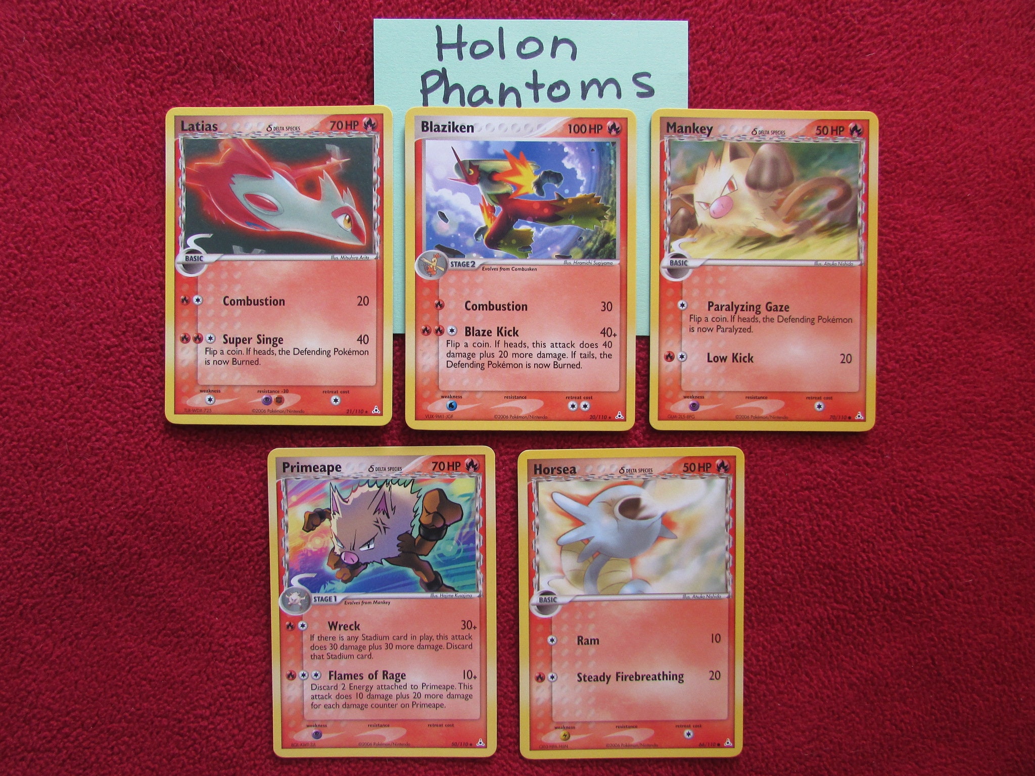 9 Assorted Holon Phantoms Set Cards - Etsy
