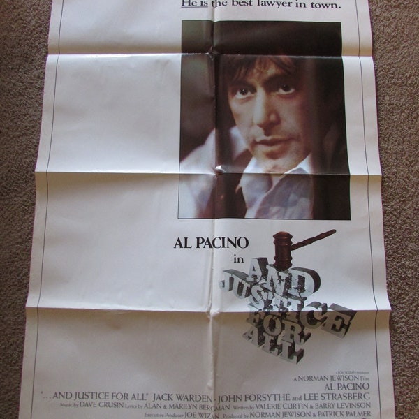 And Justice for All Poster - Etsy