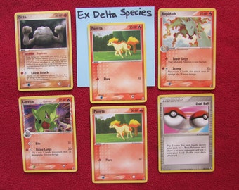 all delta species pokemon cards Ditto Complete Set (10 Cards) – 2005 EX Delta Delta Species Type Delta species pokemon cards appreciation
