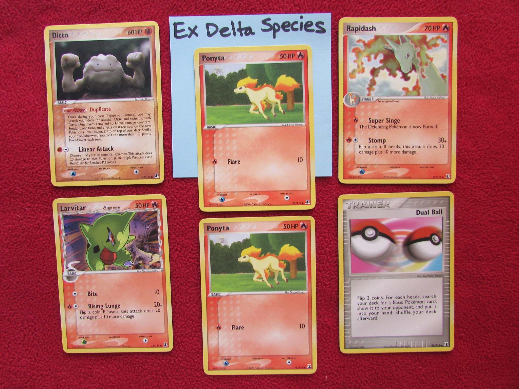 Ditto EX Delta Species Pokemon Card