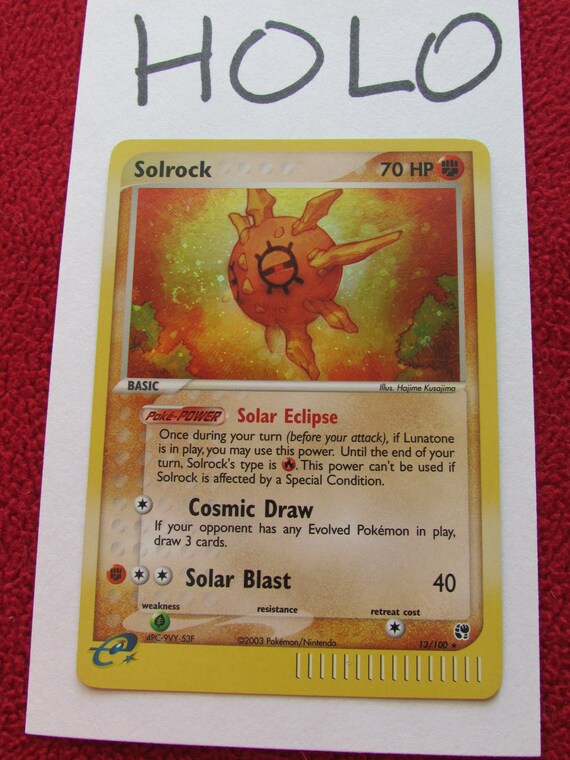 solrock pokemon card Amazon.com: Pokemon - Solrock GG15/GG70 - Crown Zenith - Galarian Gallery