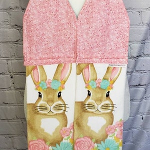 Kitchen Boa, Kitchen Scarf, Kitchen Hand Towel, Dish Towel, Baking Towel, Bunny