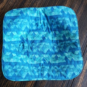 Microwave Plate Cozy, Dinner Plate Cozy, Microwave Hot Pad, Hot Plate Pad, Hot Plate Holder, Pie Plate Cozy, Prism