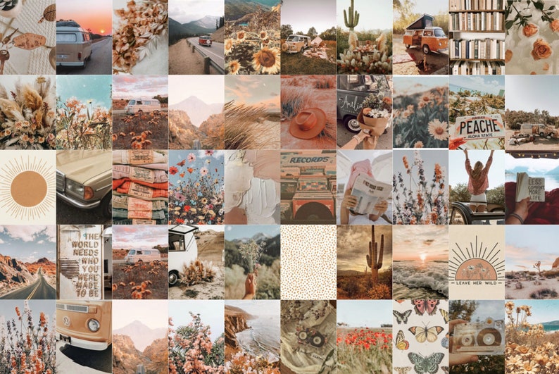 Boho Dream Wall Collage Kit | Etsy