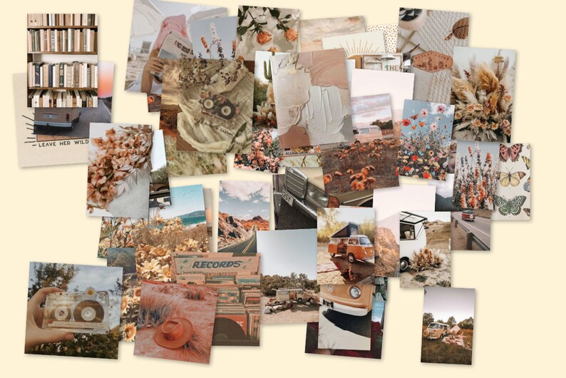 Boho Dream Wall Collage Kit | Etsy