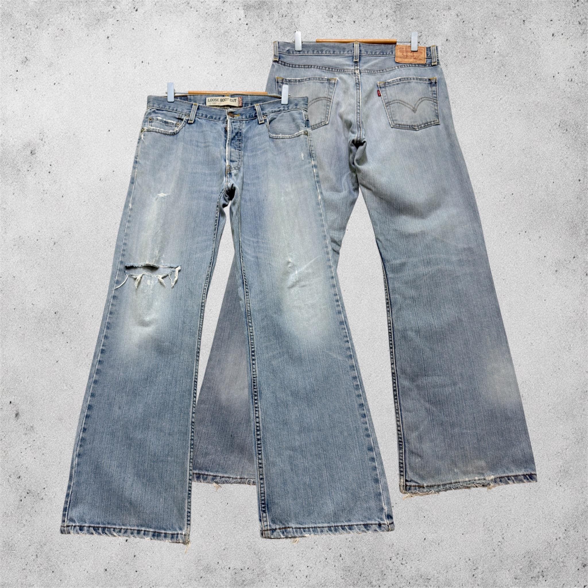 Levis 567 Bootcut - Etsy