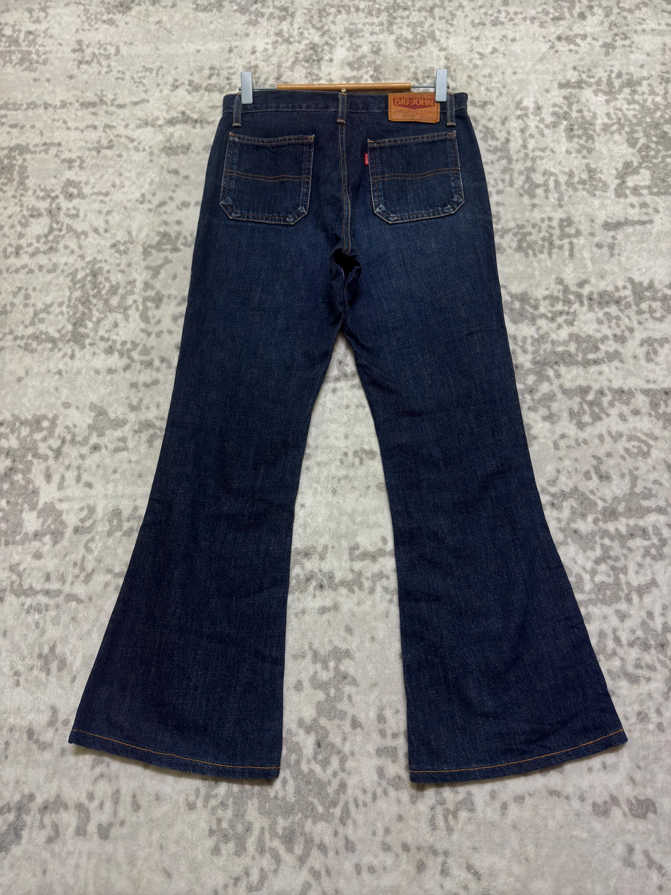 Buy Vintage Big John Bell Bottom Flare Jeans 70s Repro Japanese