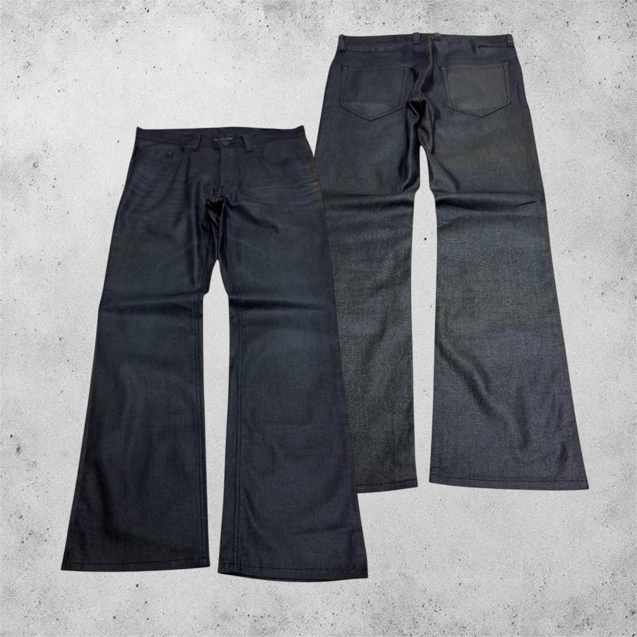 Wax Coated Denim Fabric - Etsy