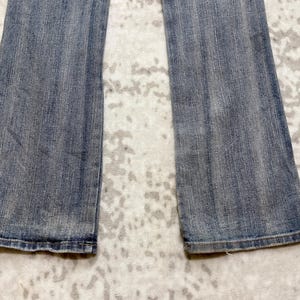 Vintage Southpole Y2K Flared Denim Jeans Tribal Embroidery Bold Graphic Washed Streetwear Hip Hop 90s Pants Size 29x33 image 15