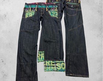 Diesel X Adidas Jeans Distressed Vintage Diesel X Adidas Denim 