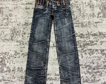 Vintage Edwin 503 Black W Stitch Jeans Japanese Denim Size 30x30