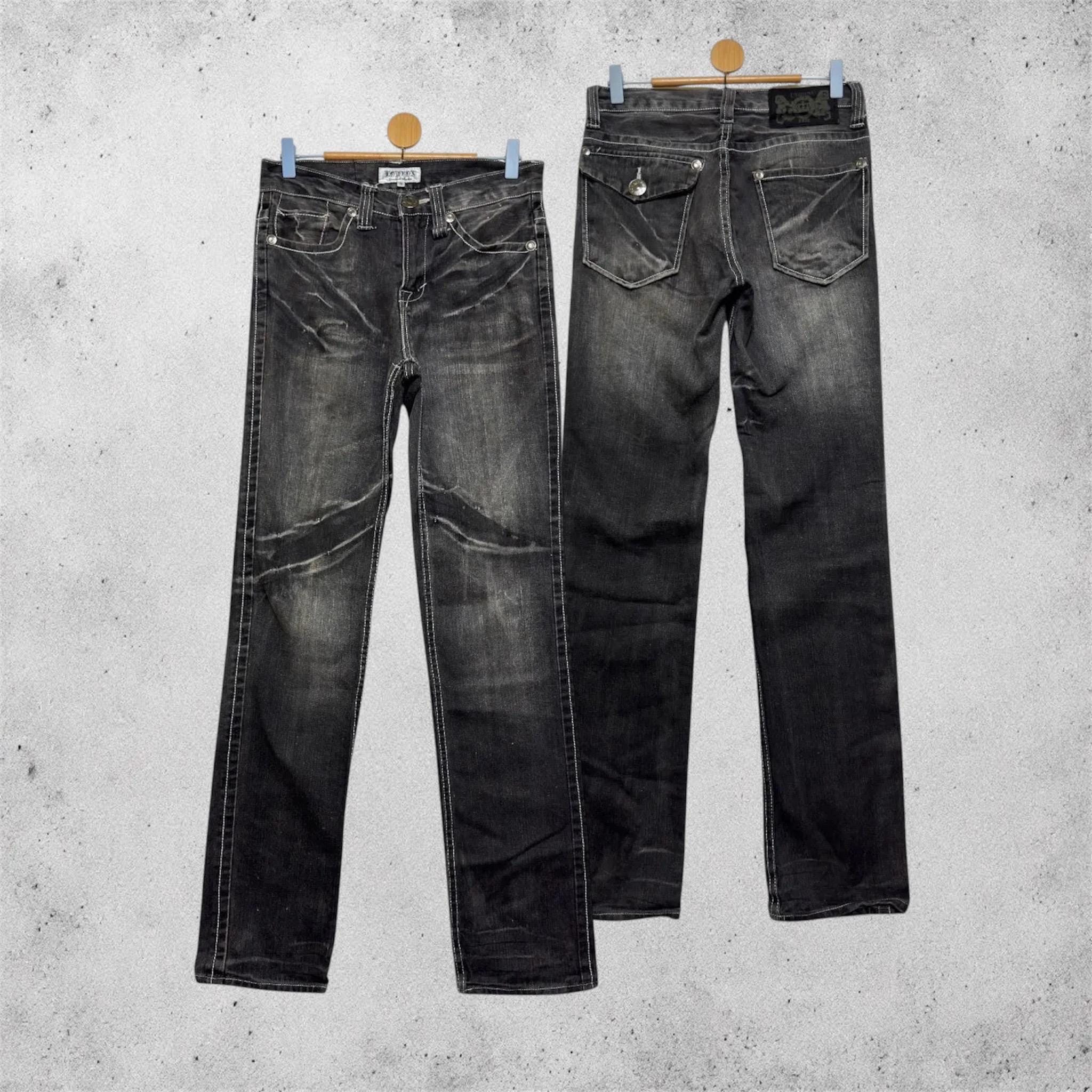 パンツ 00's LOWBOX Bondage Flare Denim Other Designers Japanese