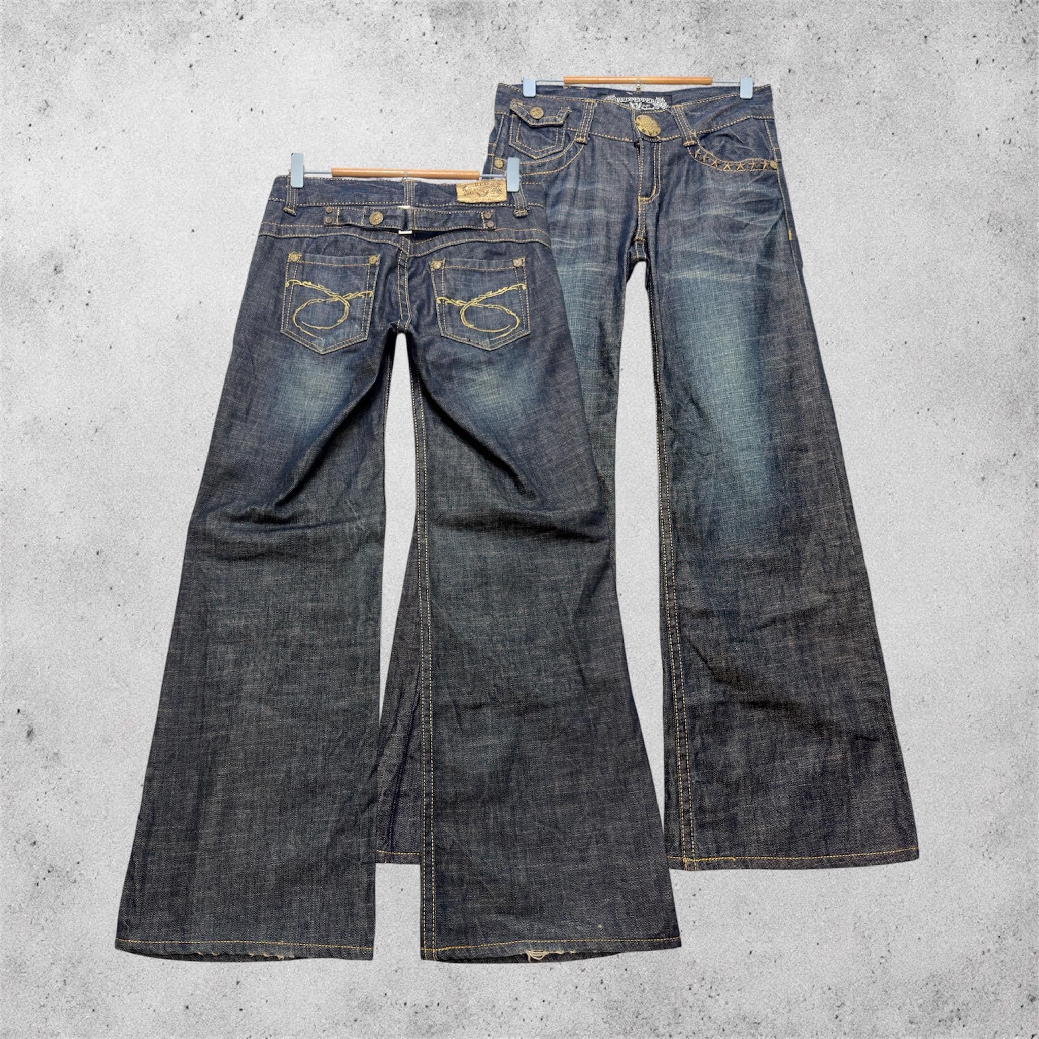 Red Pepper Jeans - Etsy