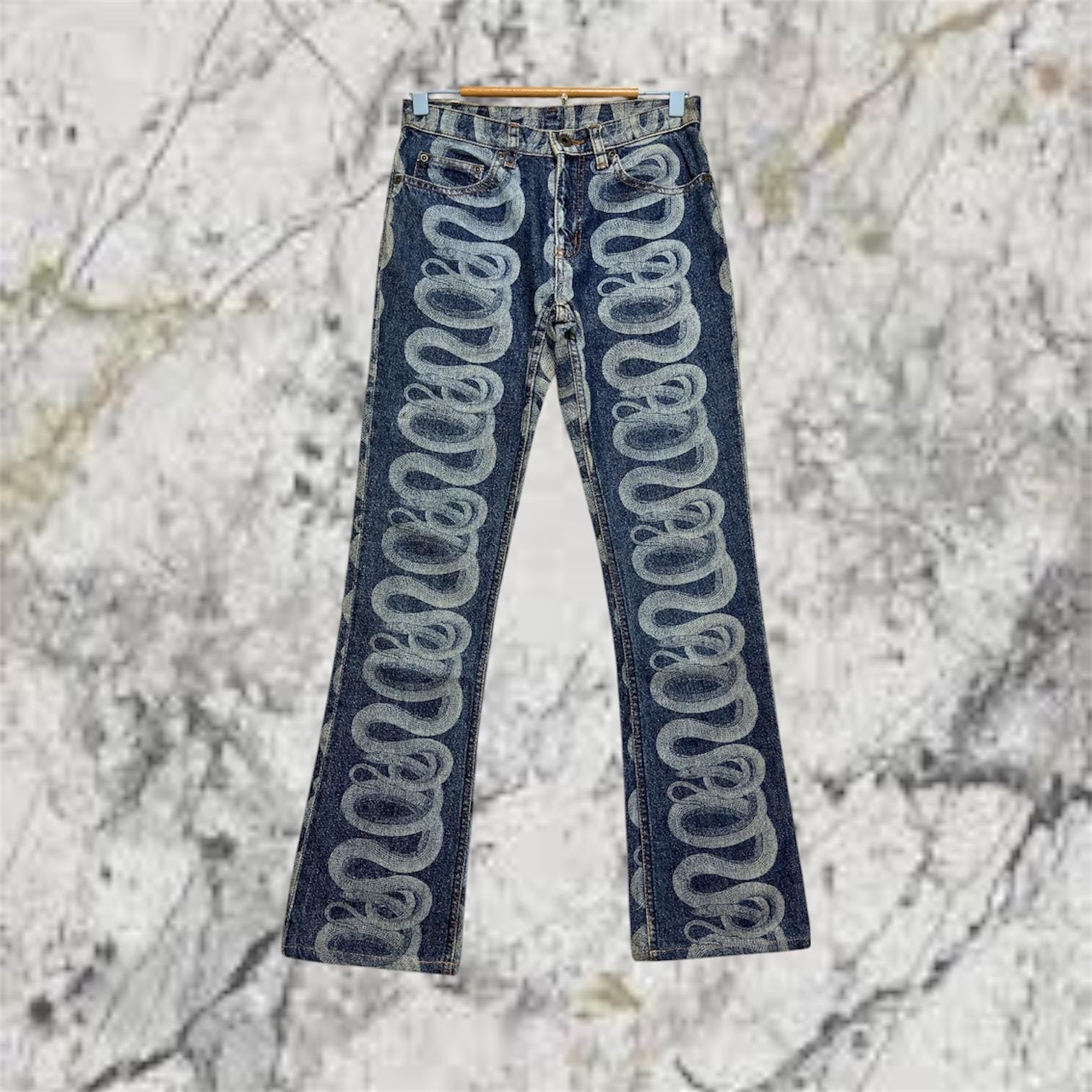 Hysteric Snake Jeans - Etsy