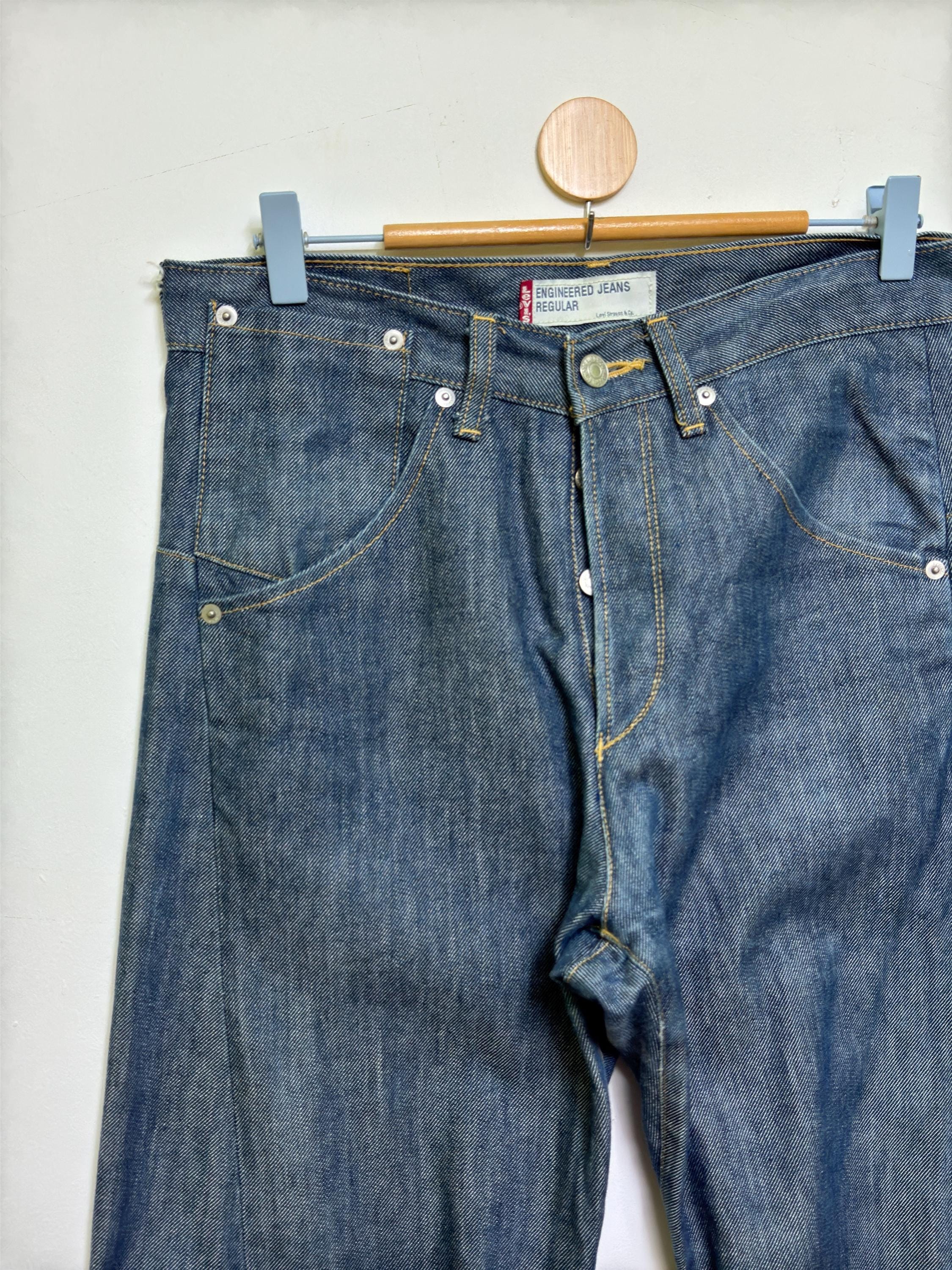Vintage Levi's Engineered Jeans Regular Taper Size W30 - Etsy