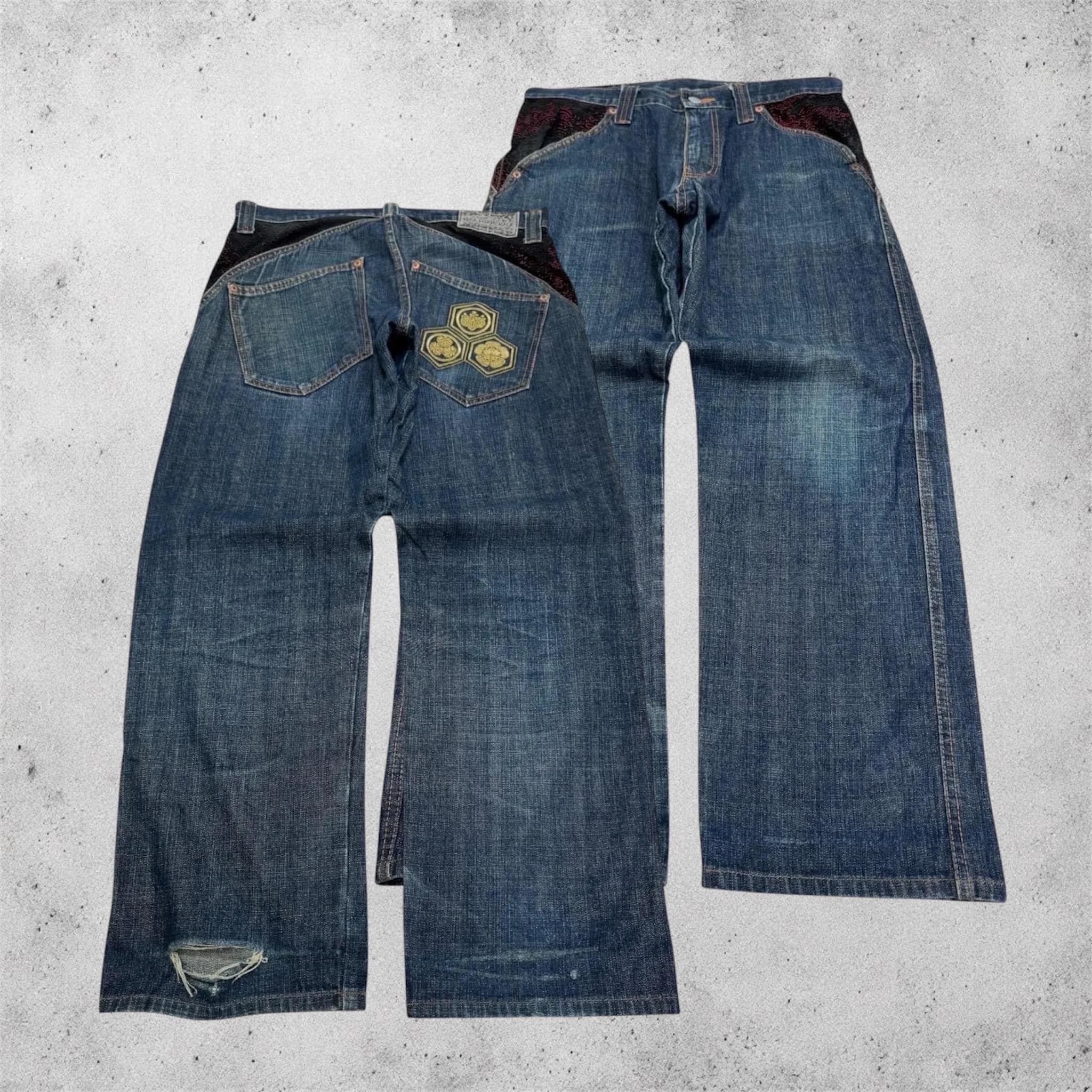 Evisu baggy jeans - Etsy 日本