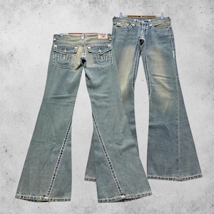 Flared True Religions Jeans Men - Etsy