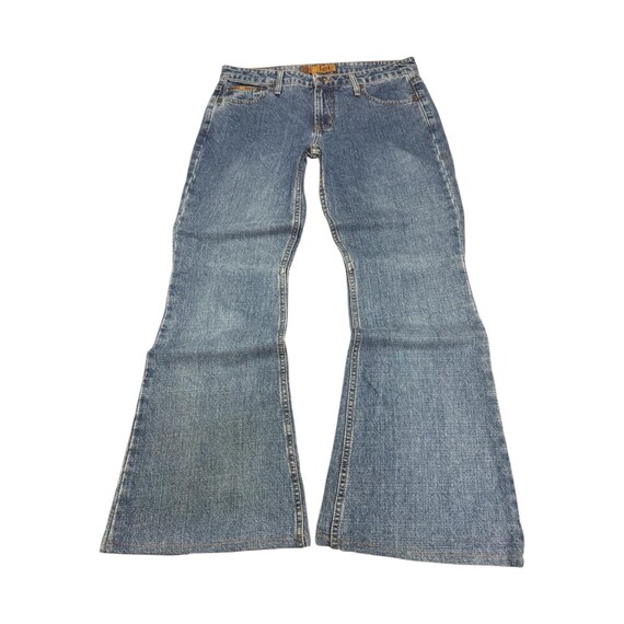 Size 30x29 Vintage Lace-up Flare L.e.i Jeans Boho Y2K Corset Pants
