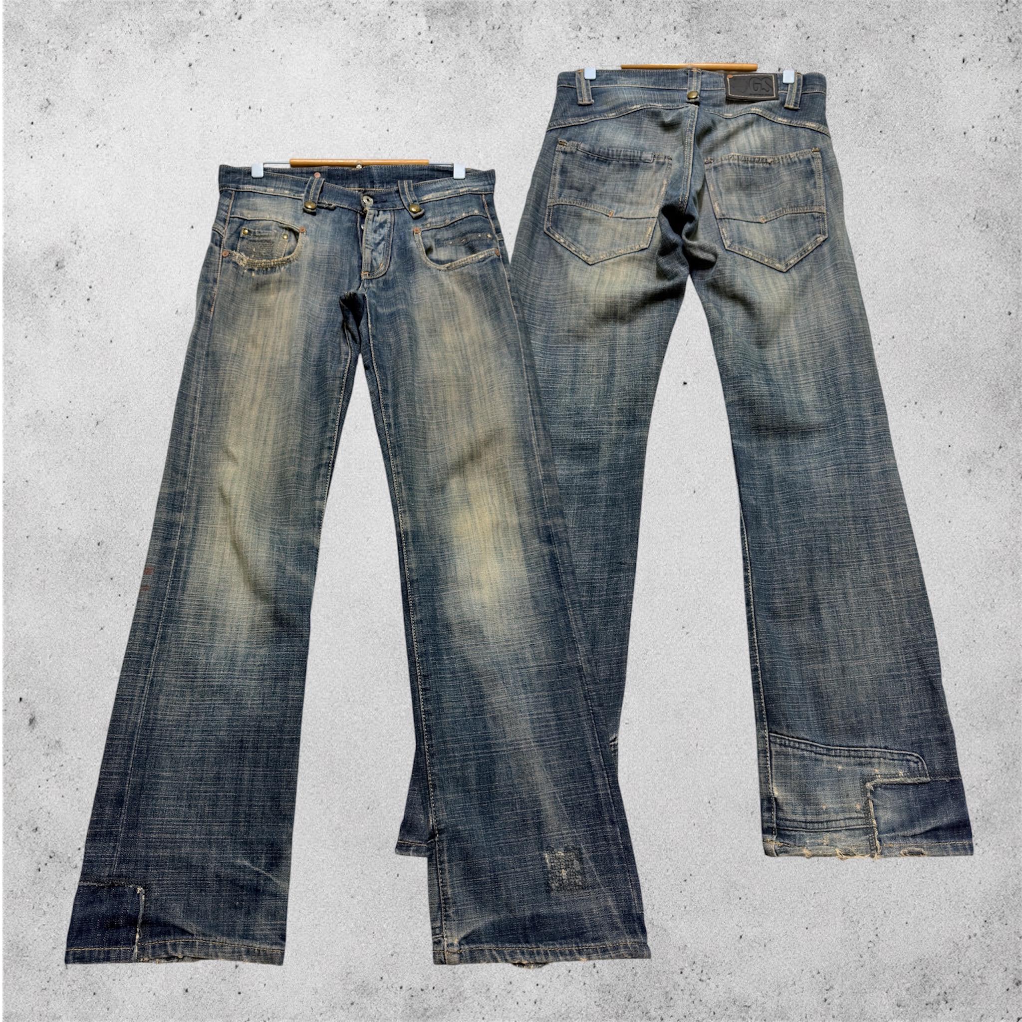 Men jeans with star patches - Etsy 日本