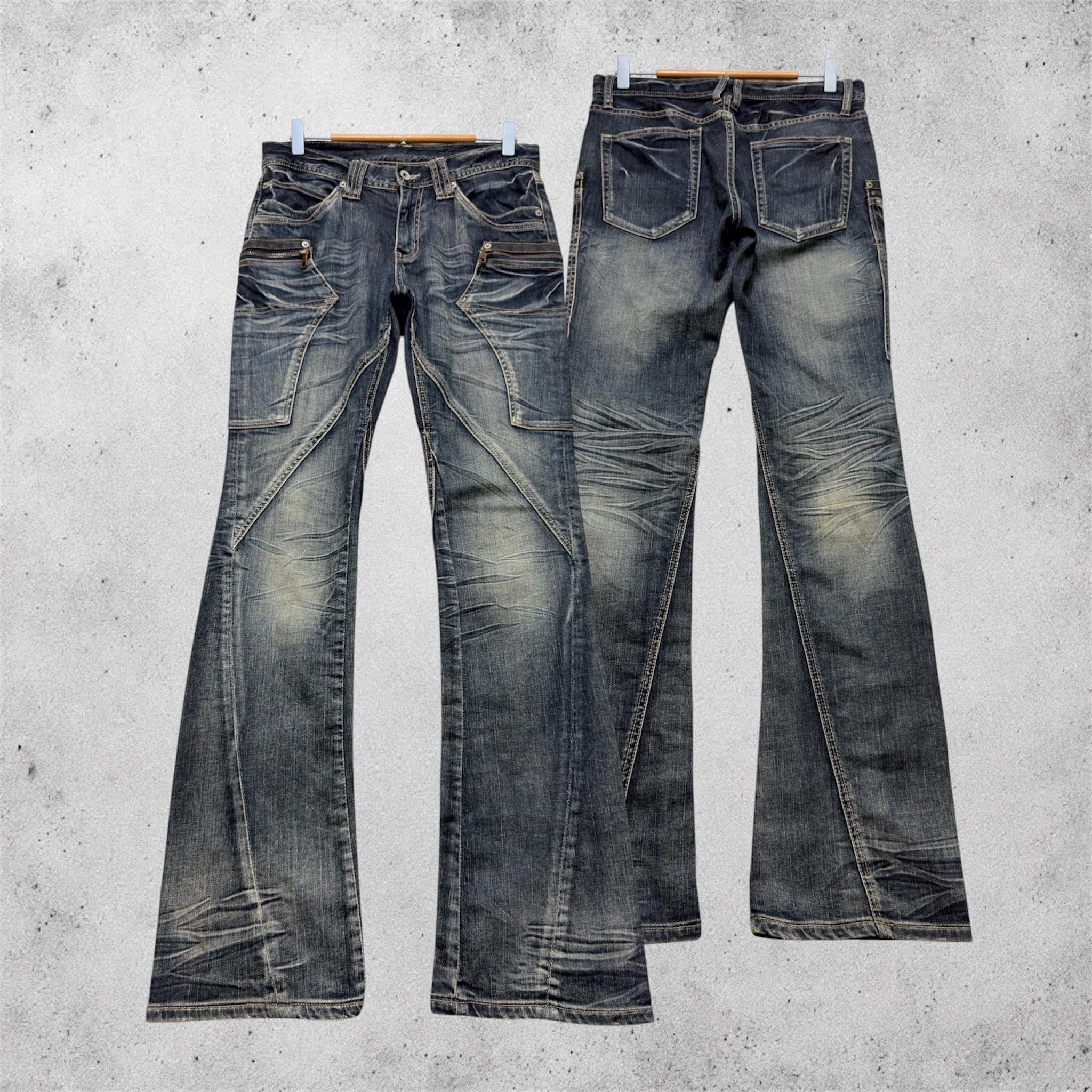 Cyber Y2k Jeans Men - Etsy