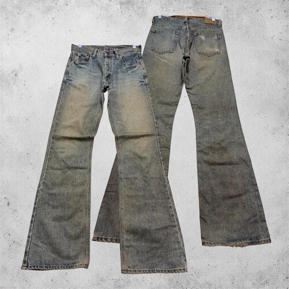 BOBSON archive denim flare pants 00s Bobson Low Rise Flare Denim 