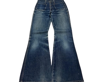 Vintage 90s Nostalgia Blue Way Bell Bottom Boot Cut Flared / Size 26