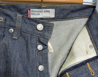 Vintage Levi's Engineered Jeans Regular Taper Size W30 - Etsy