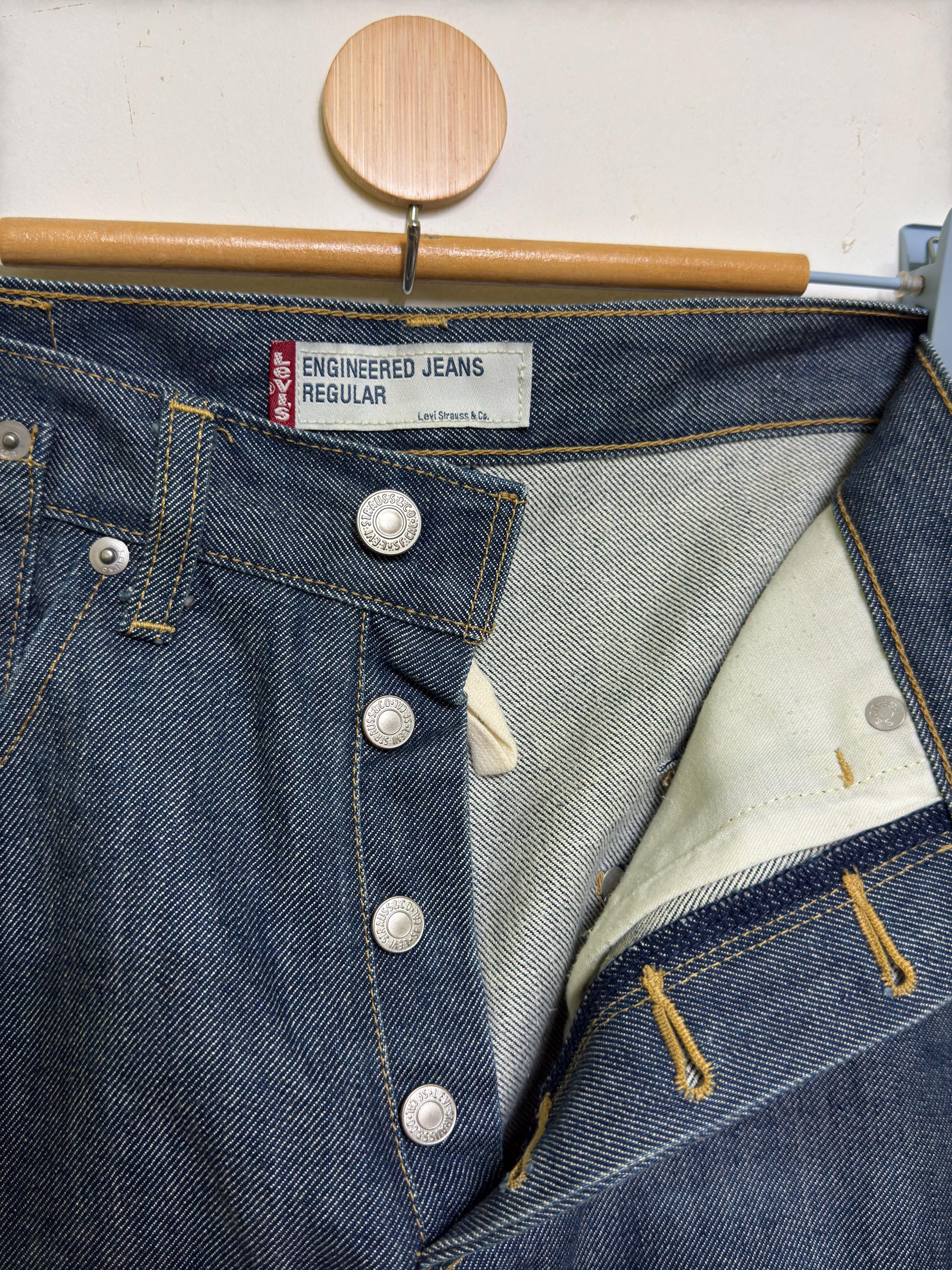 Vintage Levi's Engineered Jeans Regular Taper Size W30 - Etsy