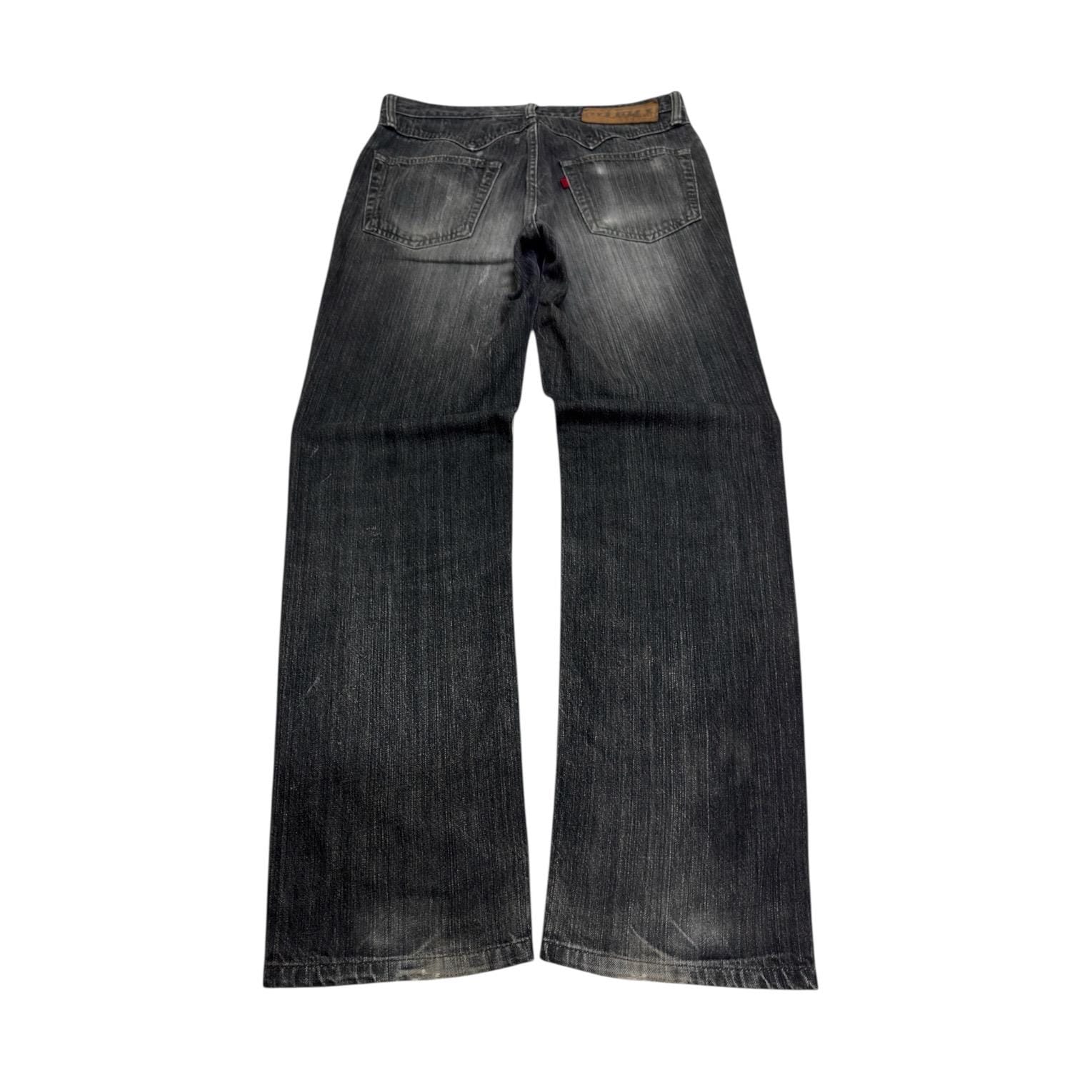 Vintage Edwin 503 Black W Stitch Jeans Japanese Denim Size 30x30