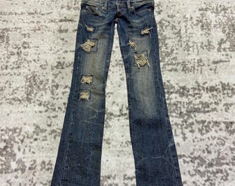 Vintage Tornado Mart Flare Jeans Size 31 Tornado Mart Button Fly