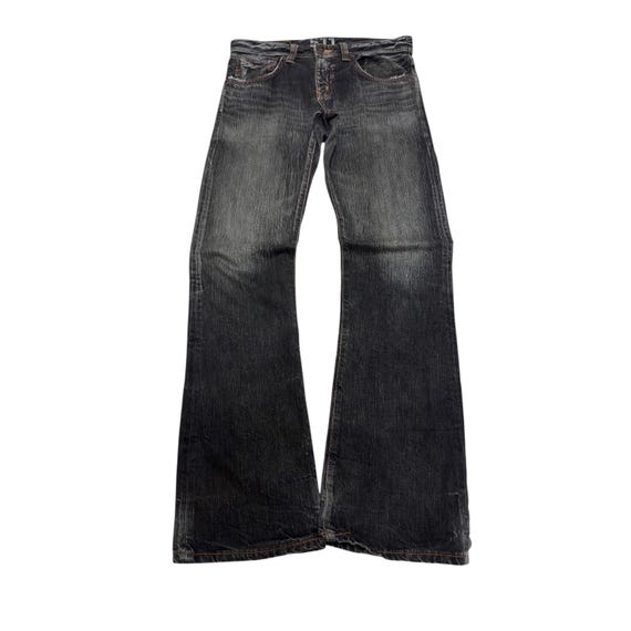 パンツ EDWIN black denim boots cut y2k swag W31 Edwin 511 Black Stone Wash Jeans Japanese Vintage Denim Light