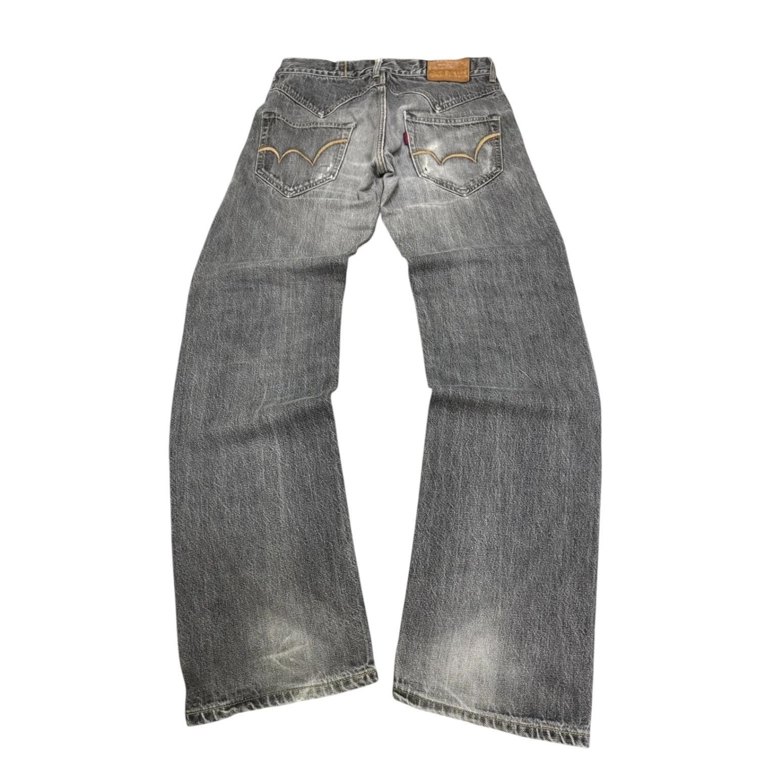 Vintage Edwin 503 Gray W Stitch Jeans Size W32 - Etsy