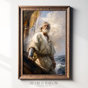 Saint Brendan the Navigator | Catholic Home Altar Decor | Printable Orthodox Christian Wall Art | Prayer Room Download | Digital File